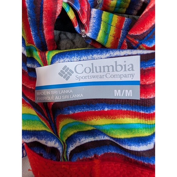 Columbia Dress Omni-Wick Rainbow Geometric Design Athletic Crossover Back Size M - Picture 3 of 12